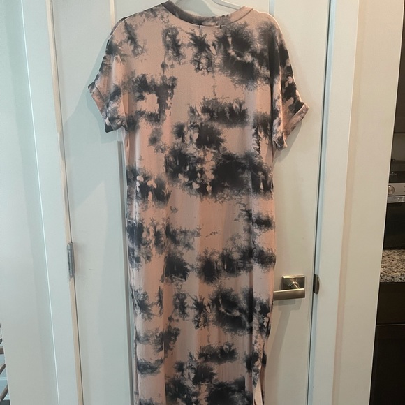 Tye-dye Maxi Shirt Dress - Picture 3 of 6